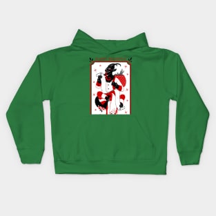 happy christmas krampus Kids Hoodie